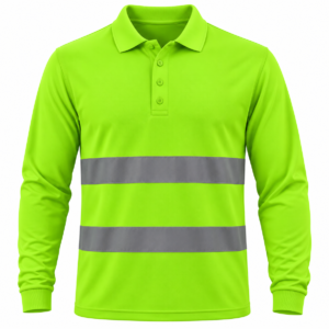 CAMISA TIPO POLO MANGA LARGA ALTA VISIBILIDAD