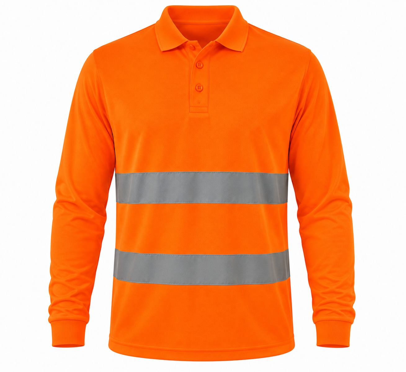CAMISA TIPO POLO MANGA LARGA ALTA VISIBILIDAD - Image 2